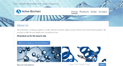 Desktop Screenshot of activebiochem.com