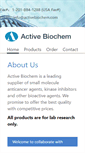 Mobile Screenshot of activebiochem.com